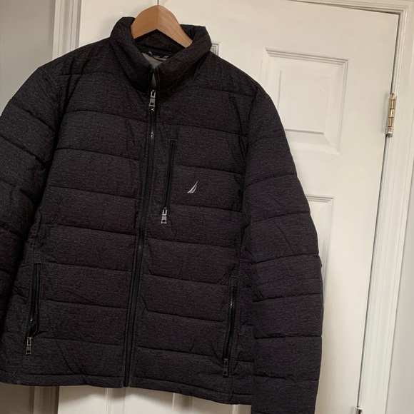 Nautica Men's Charcoal Puffer Jacket